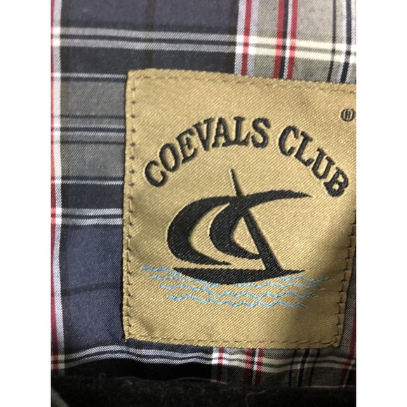 Coevals Club Pearl Snap Western Shirt Mens Medium Roll Tab L/S Gray Plaid - Picture 3 of 11